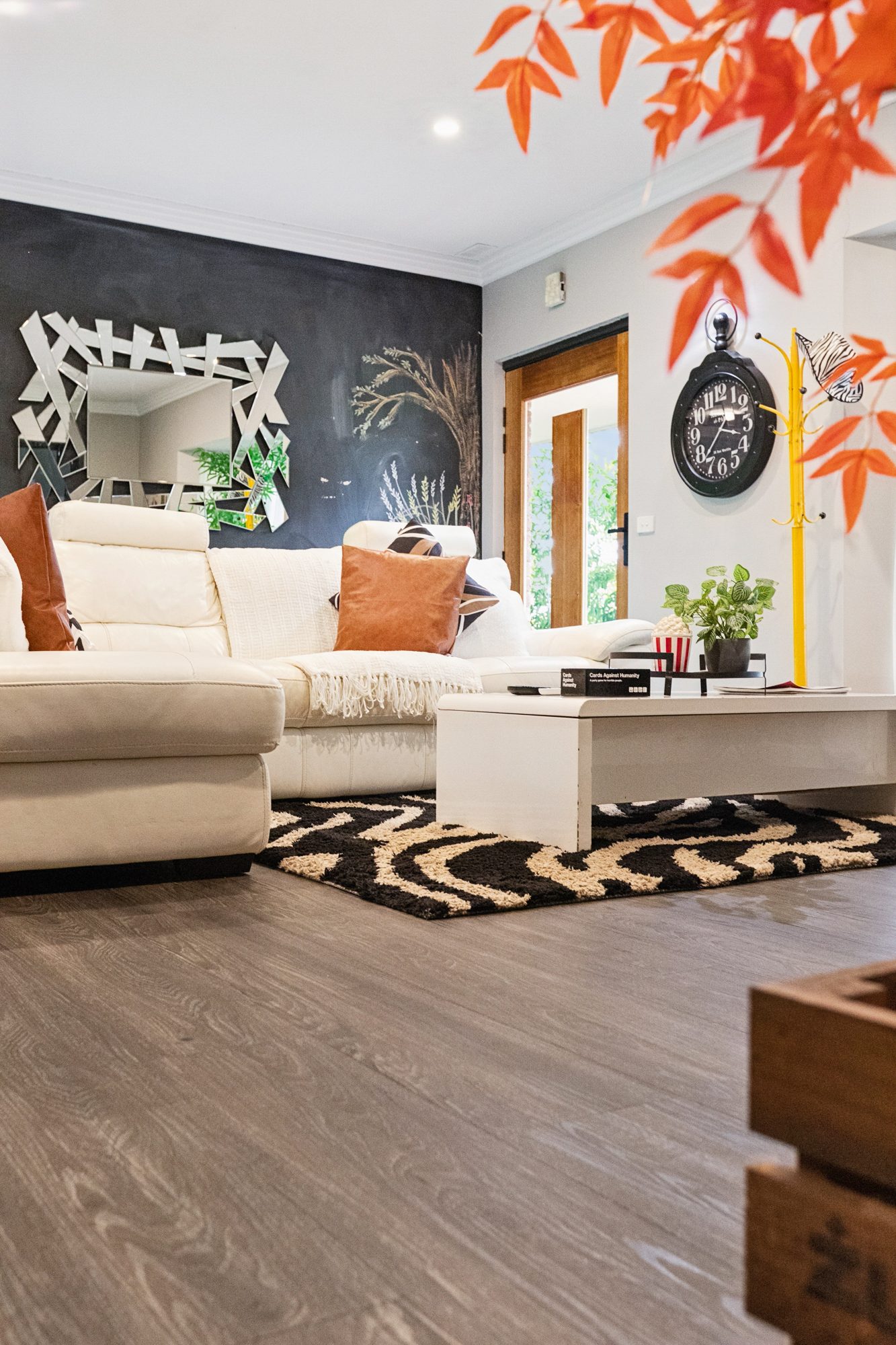 A view into the central living area
